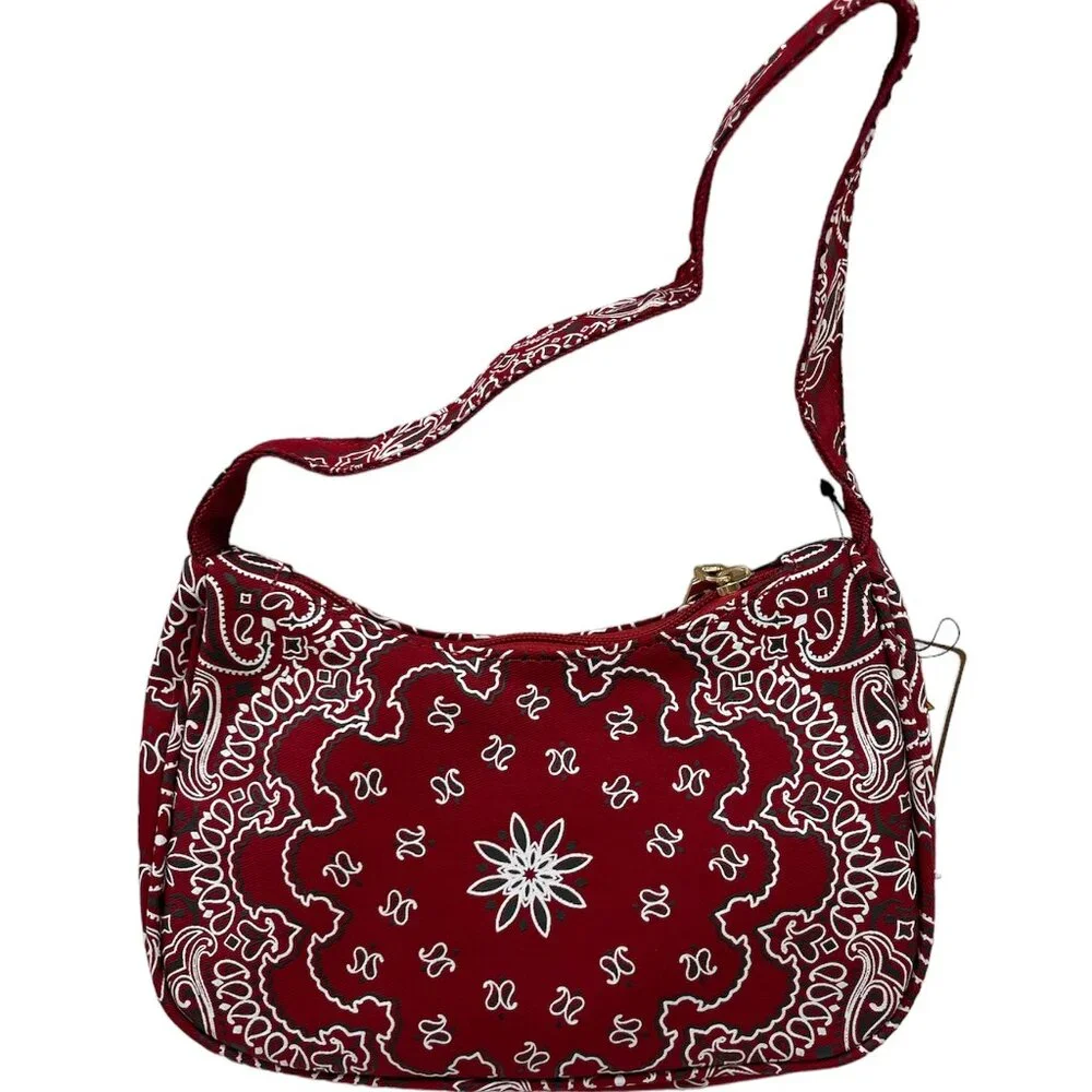 Classic Bandana Paisley Print SM Shoulder Handbag - NWT - 4 Colors Avail.